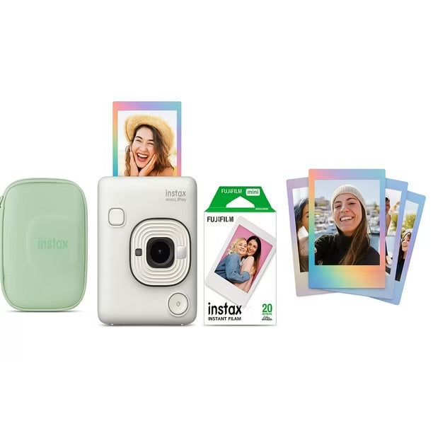 Instax Mini LiPlay Hybrid Camera Bundle - Bellso